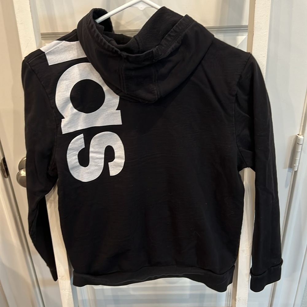 Adidas Black Youth Boys Size L/G (14/16) Hoodie/Sweatshirt w/Adidas Graphic - Picture 6 of 7